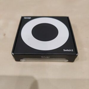 Loop Earplugs Switch 2 - Silver - Brand New/ Sealed